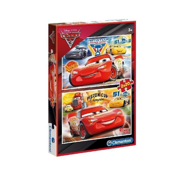 Clementoni - 2x20 pieces - Cars 3