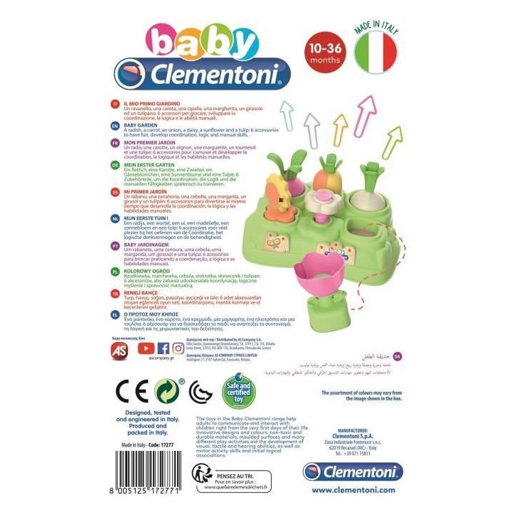 Baby Clementoni - Mon premier jardin