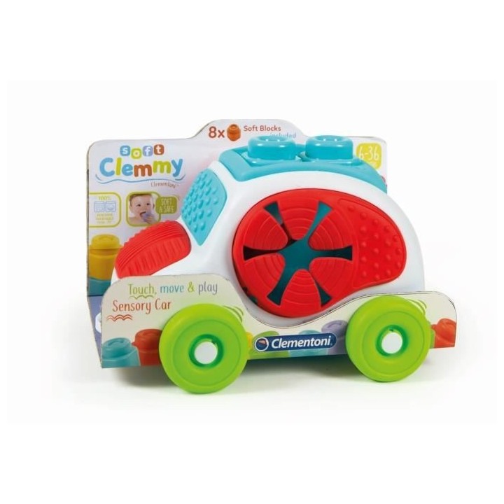 Clementoni - Clemmy - Voiture sensorielle