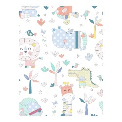 Housse de couette non rembourrée Cool Kids Jungle (Lit 1 persone) (105 x 190/200 cm)