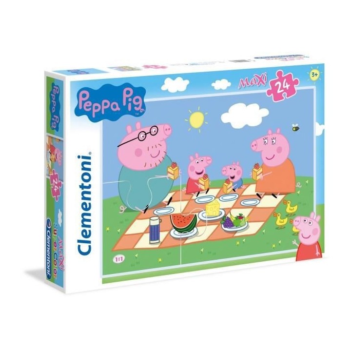 Clementoni - 24 pieces Maxi - Peppa Pig
