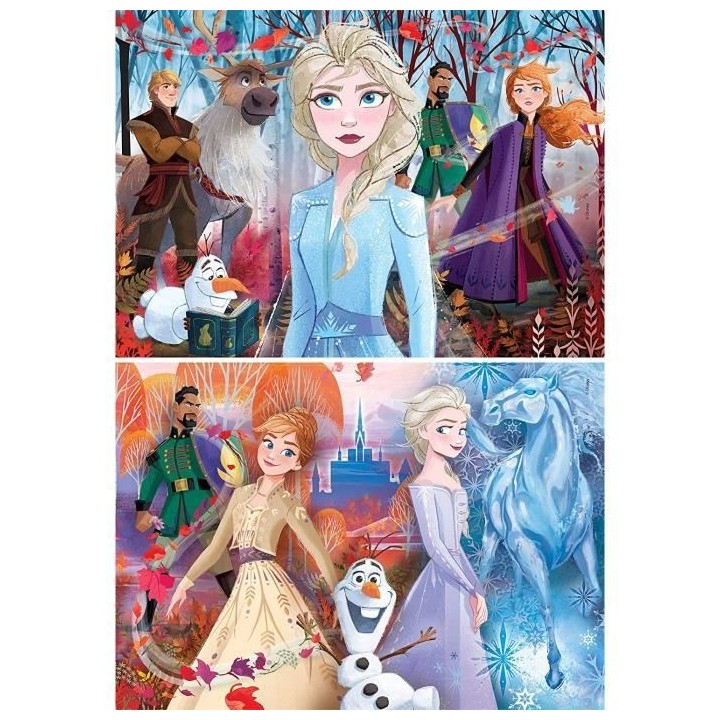 Clementoni - 2x20 pieces - La Reine des Neiges 2