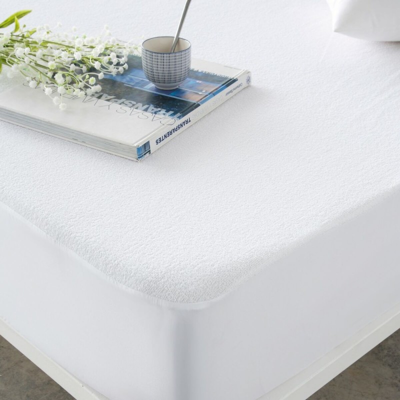 Protecteur de matelas Naturals Blanc 150 x 190/200 cm Gran lit 2 persones