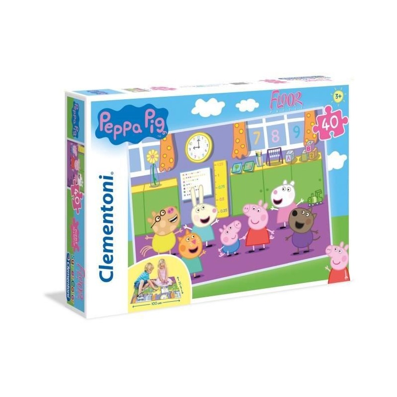 Clementoni - 40 pieces Floor - Peppa Pig