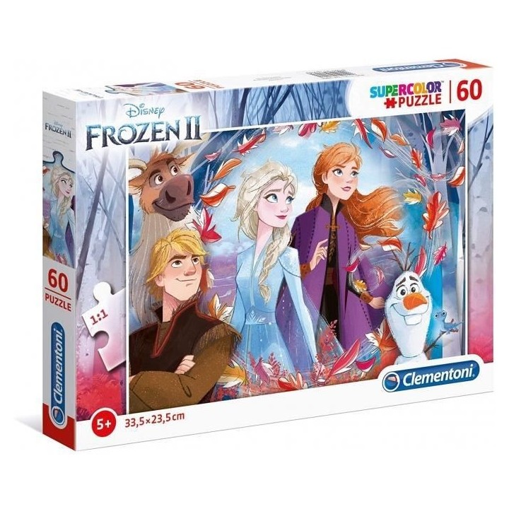 Clementoni - 60 pieces - La Reine des Neiges 2