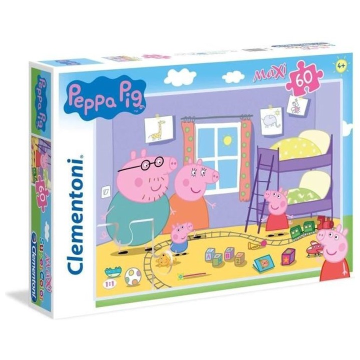 Clementoni - 60 pieces Maxi - Peppa Pig