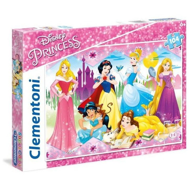 Clementoni - 104 pieces - Princess