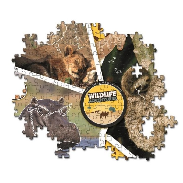 Puzzle Clementoni - National Geographic Kids - 104 pieces - Sauvage