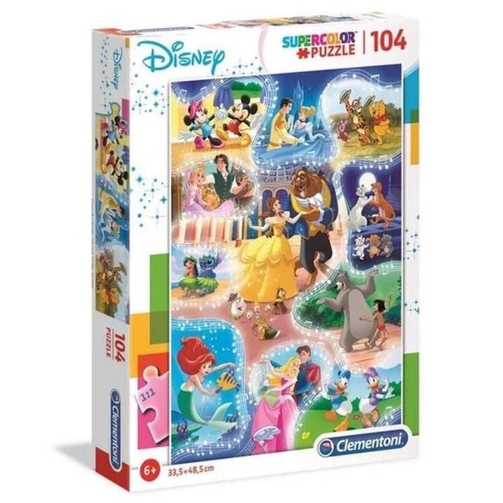 Puzzle 104 pieces : Disney Dance Time Coloris Unique