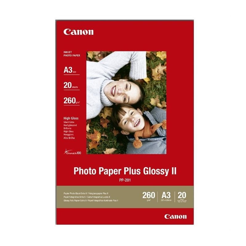 CANON Papier photo A3 PP-201 260gr 20 feuilles