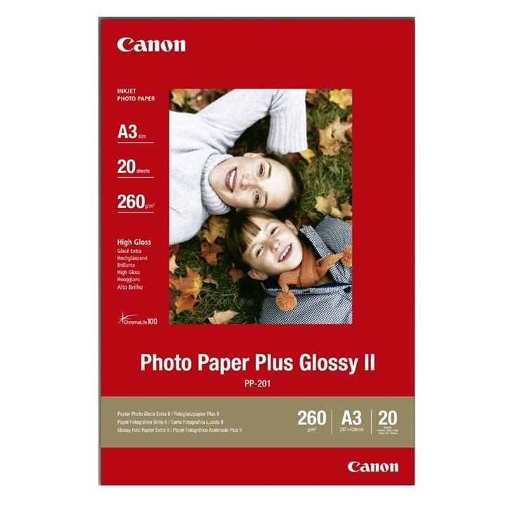 CANON Papier photo A3 PP-201 260gr 20 feuilles