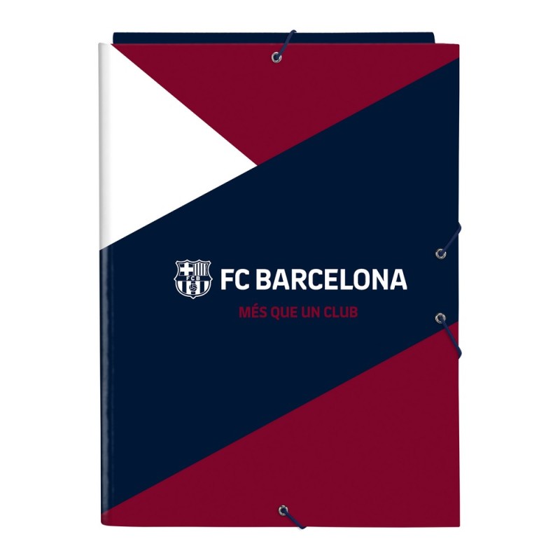 Dossier F.C. Barcelona Bleu Bordeaux A4