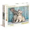 Clementoni - 500 pieces - Cat & bunny