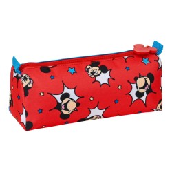 Trousse d'écolier Mickey Mouse Clubhouse Happy smiles Bleu Rouge 21 x 8 x 7 cm