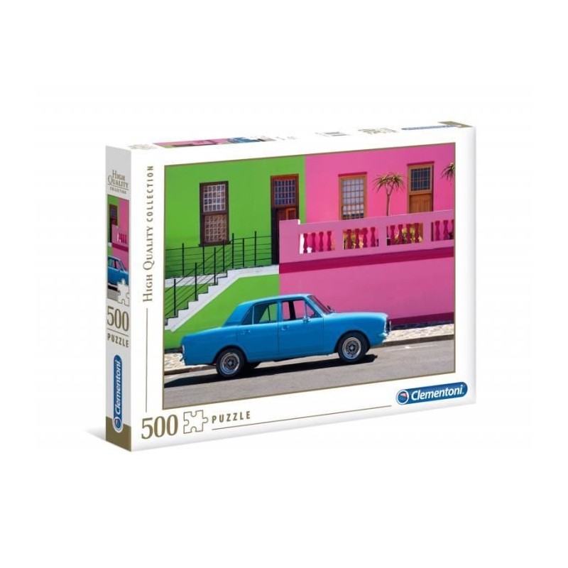 Clementoni - 500 pieces - The blue car