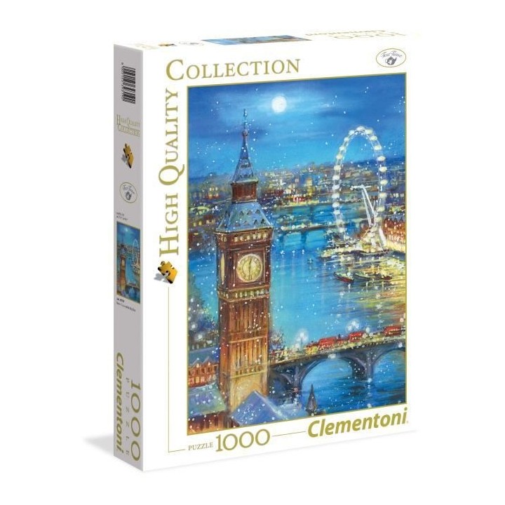 Clementoni - Christmas Collection - 1000 pieces - Snow flakes