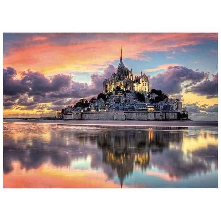 Clementoni - 1000 pieces - Le magnifique Mont Saint-Michel