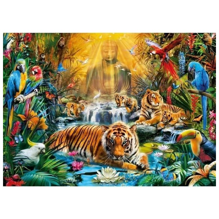 Clementoni - 1000 pieces - Mystic Tigers