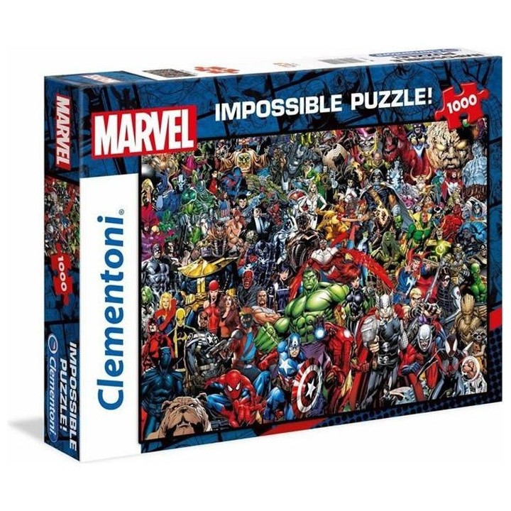 Clementoni - Impossible 1000 pieces - Marvel