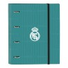 Reliure à anneaux Real Madrid C.F. Blanc Vert turquoise (30 mm)