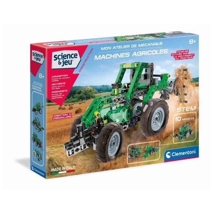 Clementoni - Science & Jeu - Machines agricoles