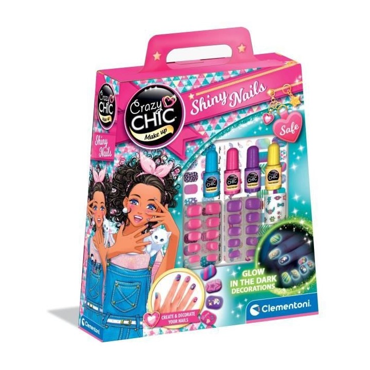 CLEMENTONI - 18689 - Ongles phosphorescents