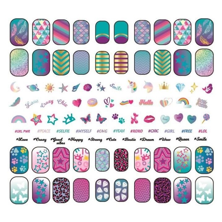 CLEMENTONI - 18689 - Ongles phosphorescents