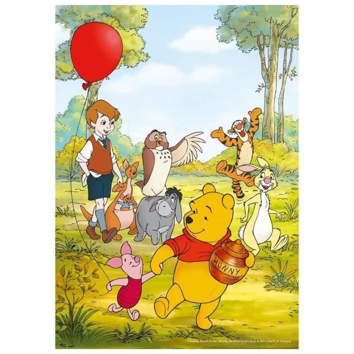 Puzzles Clementoni - Winnie l'Ourson - 2x20 pieces - Matériaux recycl