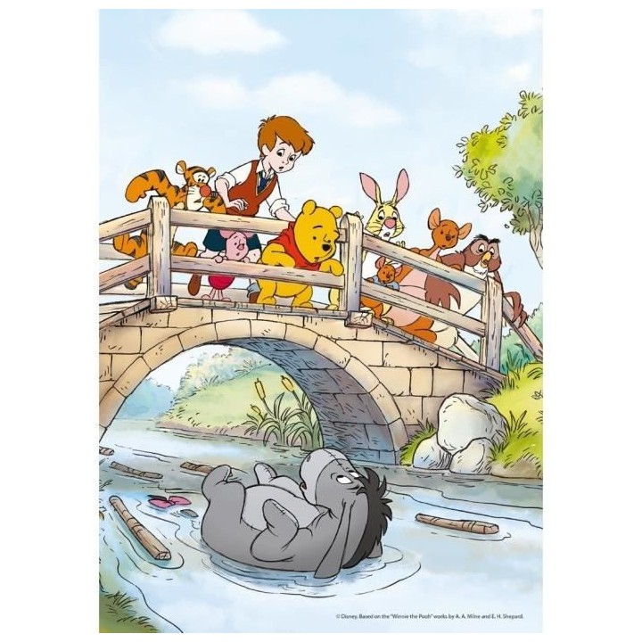 Puzzles Clementoni - Winnie l'Ourson - 2x20 pieces - Matériaux recycl