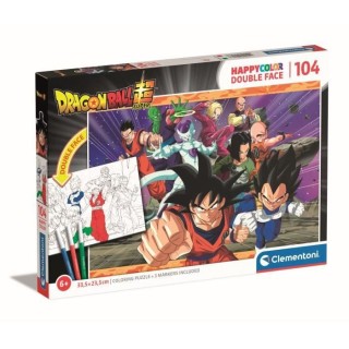 Puzzle Clementoni - Dragonball - a colorier - 104 pieces