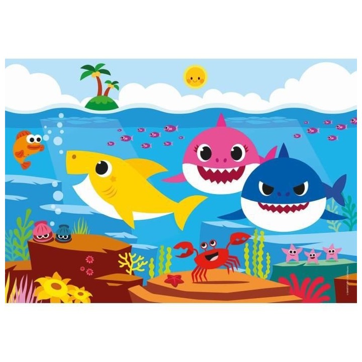 Puzzle Clementoni - Baby Shark - 60 pieces