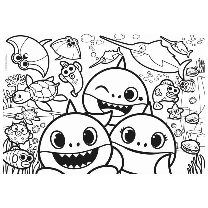 Puzzle Clementoni - Baby Shark - 60 pieces