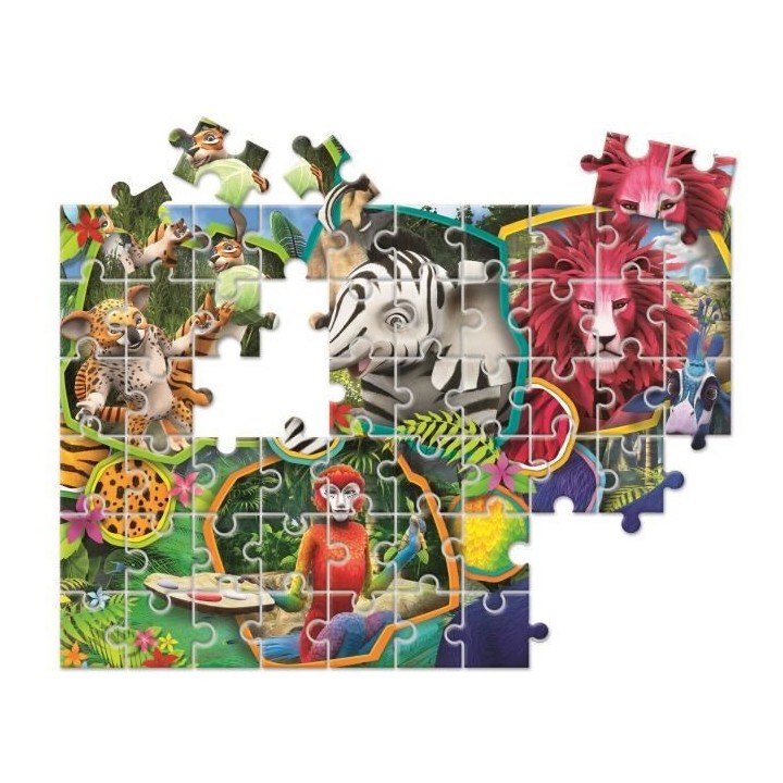 Puzzle Clementoni - National Geographic Kids - 60 pieces - Zafari