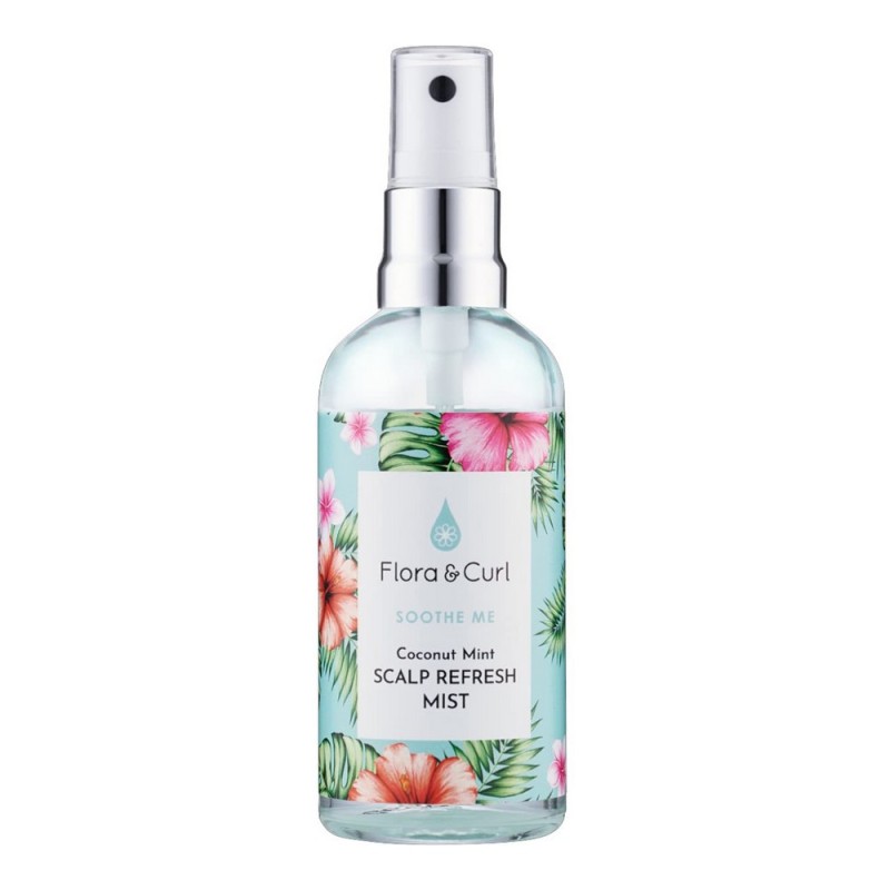 Brume capillaire Flora & Curl Soothe Me Menthe Coco Calmant Rafraîchissant (100 ml)