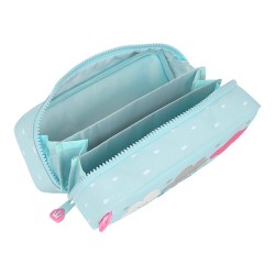 Trousse d'écolier Glow Lab Nube Bleu clair (21 x 8 x 8 cm)