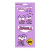 Autocollants El Hormiguero Violet Noir (4 pcs)