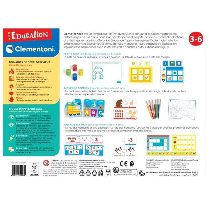 CLEMENTONI - 52607 - La maternelle