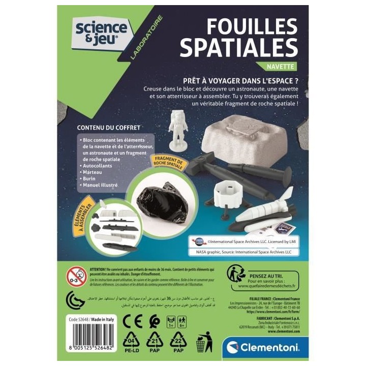 CLEMENTONI - 52648 - NASA - Fusée