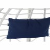 Fauteuil de jardin suspendu DKD Home Decor Blue marine 90 x 70 x 110 cm rotin synthétique Aluminium Blanc (107 x 107 x 198 cm)