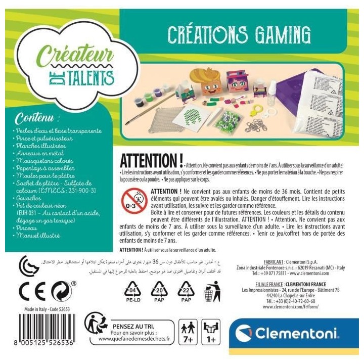 CLEMENTONI - 52653 - Créations pixel