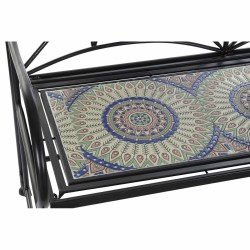 Banc DKD Home Decor Céramique Mosaïque Métal (111 x 54 x 88 cm)