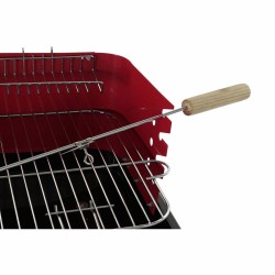 Barbecue à Charbon sur Pied DKD Home Decor Rouge 53 x 37 x 80 cm Acier (53 x 37 x 80 cm)