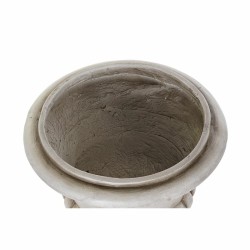 Cache-pot DKD Home Decor Gris clair Magnésium 44 x 44 x 49 cm (44 x 44 x 49 cm)