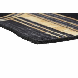 Tapis DKD Home Decor Noir Doré Moderne Géométrique (160 x 230 x 0,4 cm)