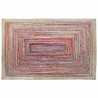 Tapis DKD Home Decor 201 x 292 x 1 cm Naturel Polyester Coton Multicouleur Arabe Jute