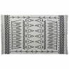 Tapis DKD Home Decor 160 x 250 x 0,7 cm Noir Polyester Coton Blanc Ikat Boho