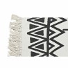 Tapis DKD Home Decor 160 x 250 x 0,7 cm Noir Polyester Coton Blanc Ikat Boho