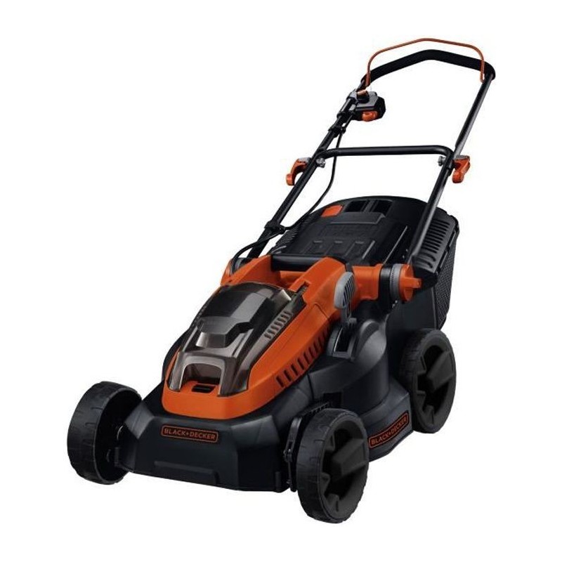 Tondeuse sur batterie 38cm de coupe BLACK+DECKER CLM3820L1 - Livré avec 1 batterie 36V 2,0Ah et chargeur