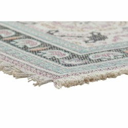 Tapis DKD Home Decor Vert Bordeaux Arabe Carrelage (160 x 230 x 0,5 cm)