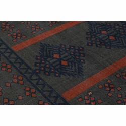 Tapis DKD Home Decor 160 x 230 x 0,4 cm Bleu Orange Polyester Arabe Géométrique (2 Unités)